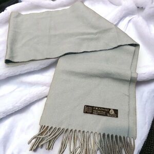 Frangi Baby blue 100% wool scarf  Scotland made